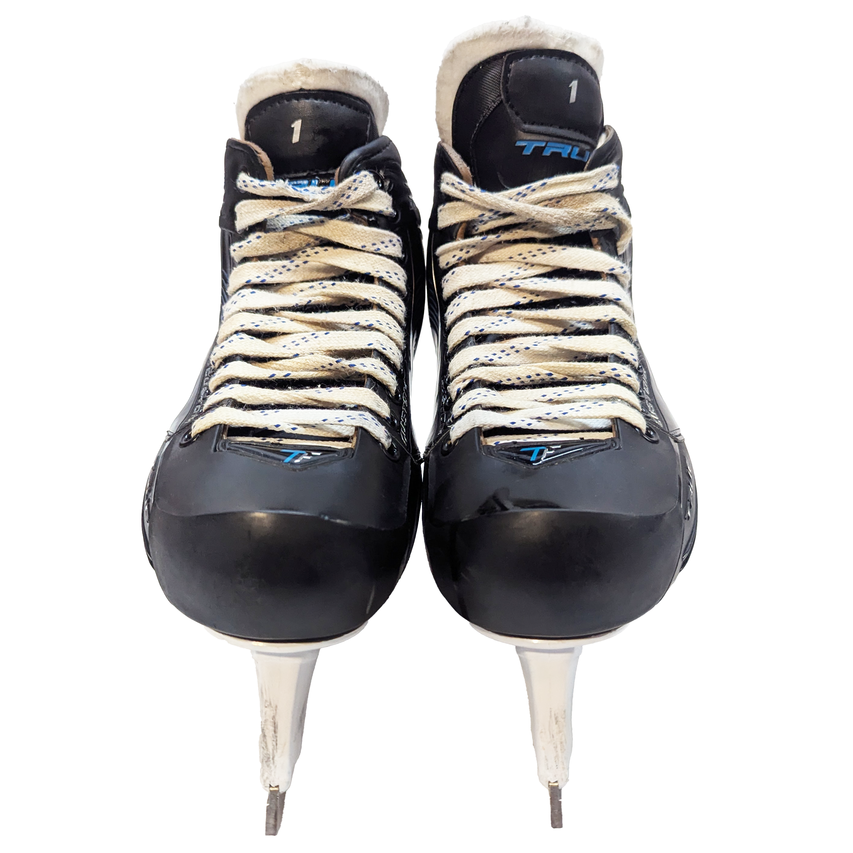 True Custom - Patins de gardien de but de hockey NCAA Pro Stock d'occasion - Taille 9